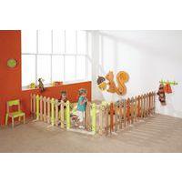 Barrière 7 lattes Lili - montants coloris vert - Image 4