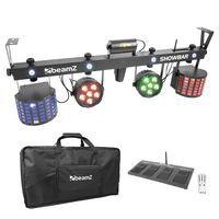 Kit Showbar 2 PARS - 2 Butterflys et Laser R/G DMX IRC - Image principale