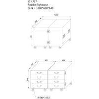 Flightcase avec 8 tiroirs PD-FA4 - Image 2