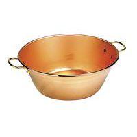 Bassine à confiture cuivre Ø 350mm à poignées - Image principale