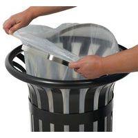 Poubelle métal Tulipe 60l - gris manganèse Rossignol-Rossignol Pro - Image 2