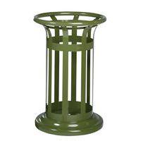 Poubelle vigipirate à poser/fixer Tulipe - 60l - vert olive 6003-Rossignol Pro - Image 2