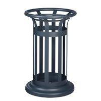 Poubelle vigipirate à poser/fixer Tulipe - 60l - anthr mat 7016-Rossignol Pro - Image 2