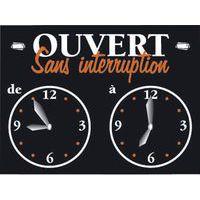 Pancarte ouvert sans interruptionPVC lavable - Image principale