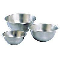 Bassine demi-ronde en acier inoxydable - Image principale