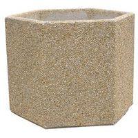 Jardinière béton hexagonale - Manutan Expert - Image principale