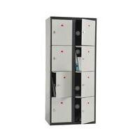 Armoire vestiaire multicasiers non visitables 8 casiers - Image principale