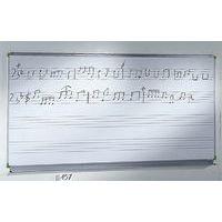 Tableau à portées musicales cadre aluminium anodisé - Image principale