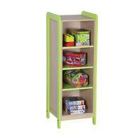 Meuble 1 colonne 3 niches Lili hauteur 98 cm coloris vert - Image 2