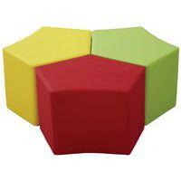 Lot de 3 poufs Arpège coloris panachés - Manutan Expert - Image principale