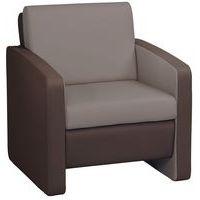 Fauteuil Khéops déhoussable coloris chocolat/terre - Image principale