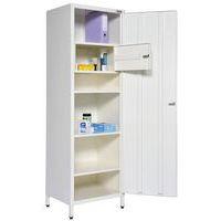 Armoire à pharmacie 1 porte et 1 coffre à toxique - Image principale