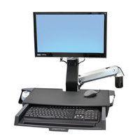 Bras ergonomique StyleView Combo assis-debout avec plan de travail - Ergotron - Image 3