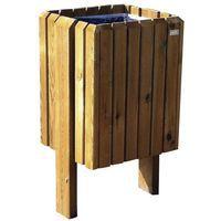 Poubelle carrée sans couvercle 60 L - Image principale