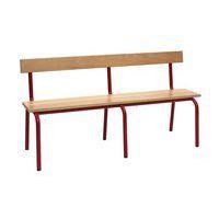 Banc maternelle avec dossier longueur 120 cm - Manutan Expert - Image 2