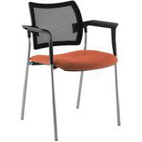 Fauteuil visiteur Tendance dossier résille Sokoa - Image 2