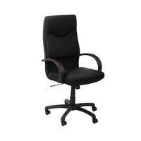 Fauteuil de direction Blois tissu coloris noir - Image principale