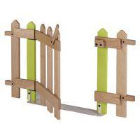 Portillon 7 lattes Lili - montants coloris vert - Image 2