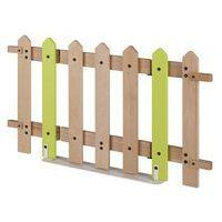 Portillon 7 lattes Lili - montants coloris vert - Image 4