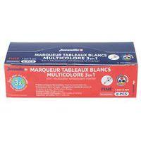 Marqueur effaçable à sec 3 couleurs pointe rechargeable - Image 3