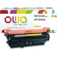 Toner remanufacturé HP CE403A - Jaune - Image principale