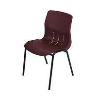 Lot de 5 chaises coque Rio piètement coloris noir - Manutan Expert - Image 5