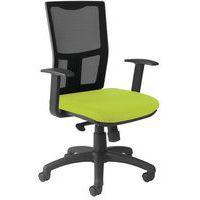 Fauteuil Ritz accoudoir fixe dossier résille noire - Manutan Expert - Image 2