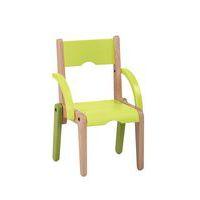 Fauteuil Lili T1 assise/accoudoirs coloris vert - Image principale