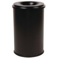 Poubelle antifeu Manutan - 20 L à 110 L - Noir ou Gris - Manutan Expert - Image 3