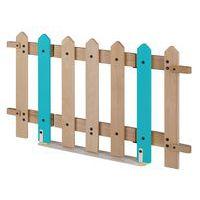 Portillon 7 lattes Lili - montants coloris bleu turquoise - Image principale