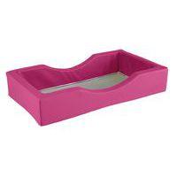 Lit mousse 120 x 60 cm coloris fuchsia - Image principale
