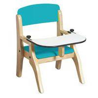 Fauteuil Lili avec tablette amovible T0 coloris bleu turquoise - Image principale