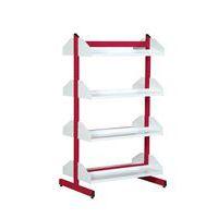 Rayonnage tablettes droites, double face Zédia - Image principale