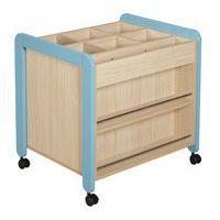 Poste atelier mobile Lili piètement bleu turquoise - Image 3