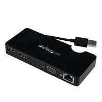 Station d'accueil USB 3.0 HDMI, VGA, Gigabit - StarTech - Image principale
