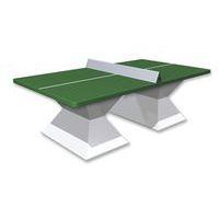Table de tennis de table Résitec 60 mm sécuri Plateau vert - Image principale