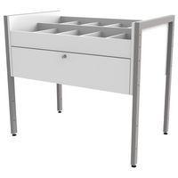 Bac multimédia Ellipse structure bois sans roulettes - Image 3