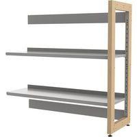 Rayonnage simple face structure bois Ellipse - Manutan Expert - Image principale