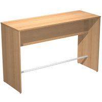 Table Haute Hêtre 160 x 70 x 105 cm + Barre Métal - Image principale