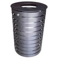 Poubelle Nice 60 L - gris martelé - Image principale