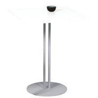 Table Roxane piètement 2 tubes 60x60 cm - Image 4