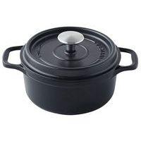 Cocotte en fonte ronde 22 cm -INVICTA- Noire - Image principale