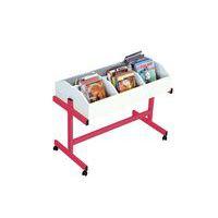 Bac à albums mobile, réglable en hauteur Zédia - Image 2