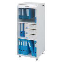 Classeur mobile ORGA haut. 117 cm 3 tiroirs 1 DS blanc - Image principale