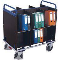 Chariot porte-documents avec 12 casiers - Image 2