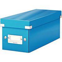 Lot de 6 Boîte de rangement Leitz Click & Store, format CD Bleu - Image principale