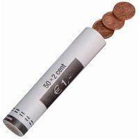 Lot de 96 Étui à monnaie en Papier - pièces de 0,02euros 50pcs/tube - Image principale