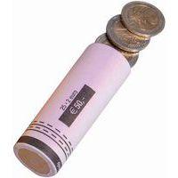 Lot de 96 Étui à monnaie en Papier - pièces 2euros 25pcs/tube - Image principale