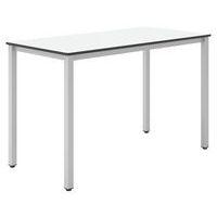 Table Space Plus rectangulaire 180x65 cm blanc-Mirplay School - Image principale