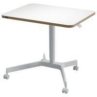 Bureau compact réglable en hauteur - Piètement blanc - Leitz - Image principale